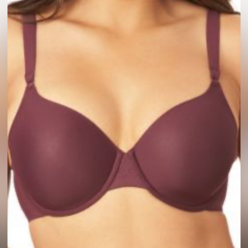 3X Olga To A Tee Underwire Contour Bras RARE Plum and Gray